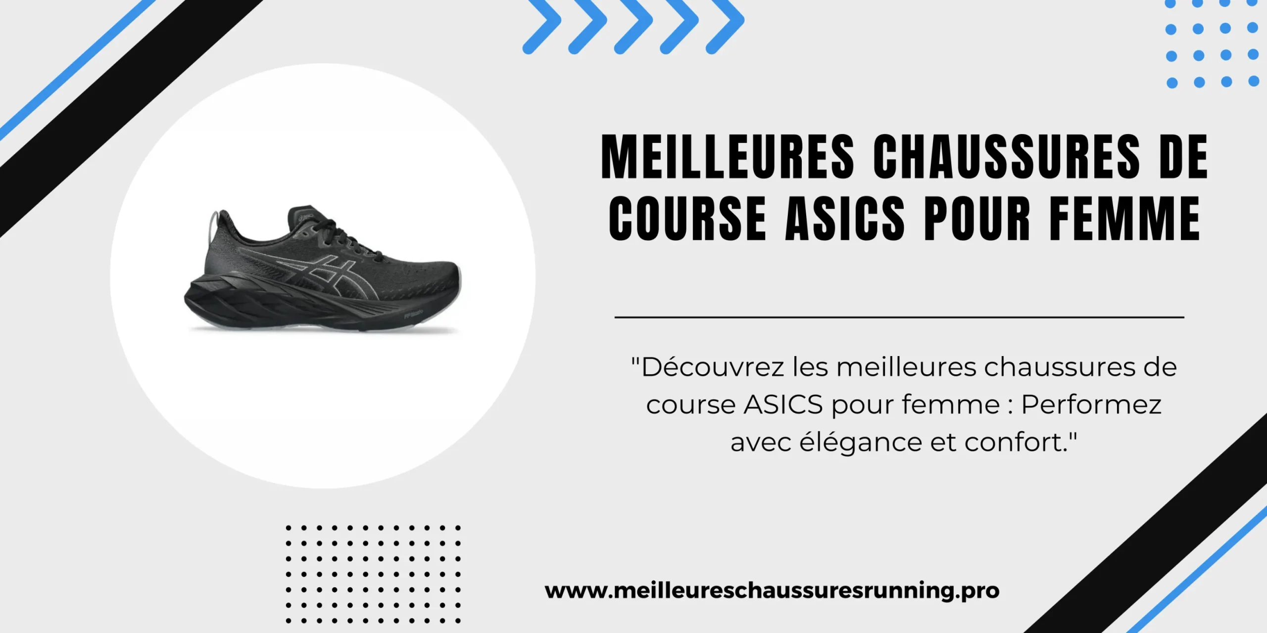 meilleures chaussures de course asics pour femme - featured image