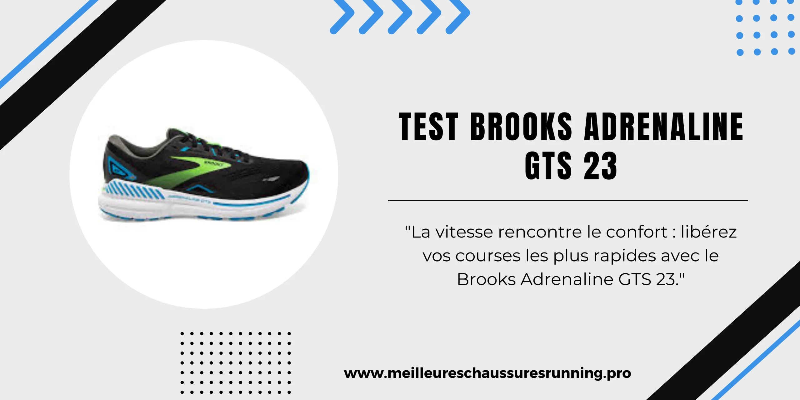 test brooks adrenaline gts 23 - featured image- Confortable avec un amorti équilibré. - Tige en mesh 3D Fit Print. - Disponible en plusieurs largeurs pour un meilleur ajustement. - Semelle extérieure durable avec une bonne traction. - Problèmes potentiels de durabilité avec la tige en mesh au fil du temps.